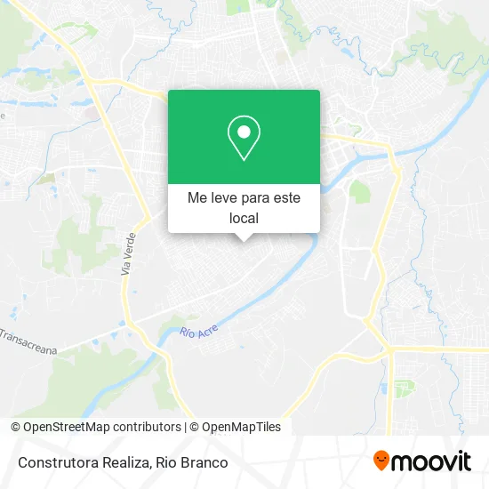 Construtora Realiza mapa