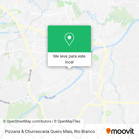 Pizzaria & Churrascaria Quero Mais mapa