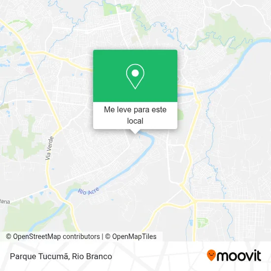 Parque Tucumã mapa