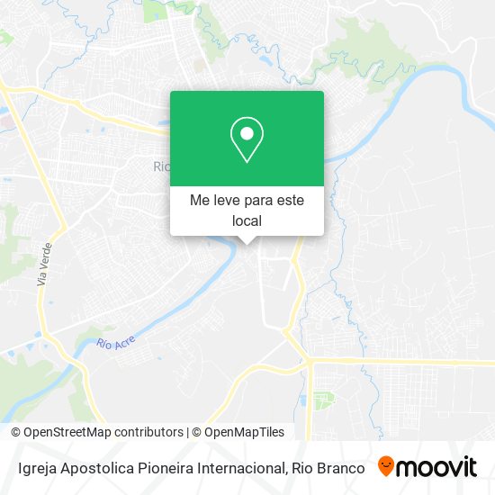 Igreja Apostolica Pioneira Internacional mapa