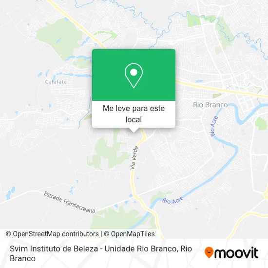 Svim Instituto de Beleza - Unidade Rio Branco mapa