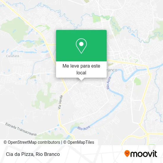 Cia da Pizza mapa