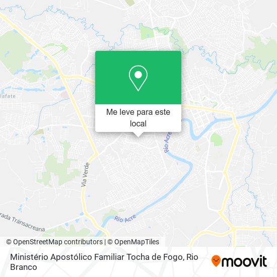 Ministério Apostólico Familiar Tocha de Fogo mapa