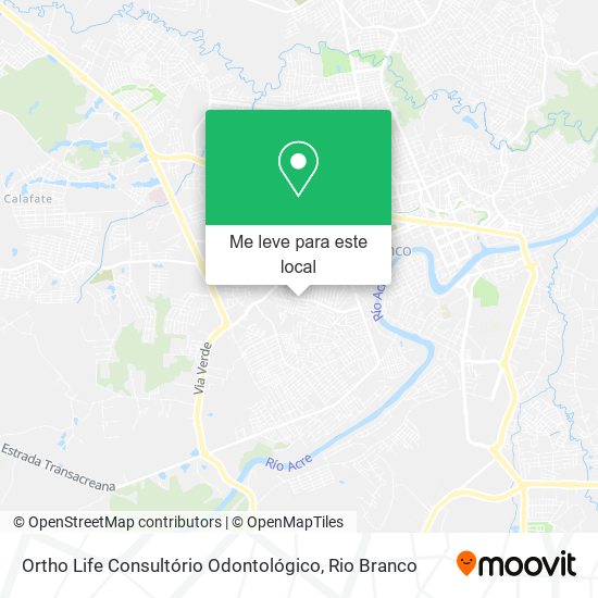 Ortho Life Consultório Odontológico mapa