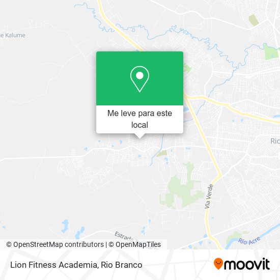 Lion Fitness Academia mapa