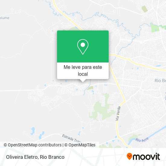 Oliveira Eletro mapa