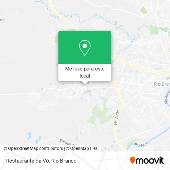 Restaurante da Vó mapa