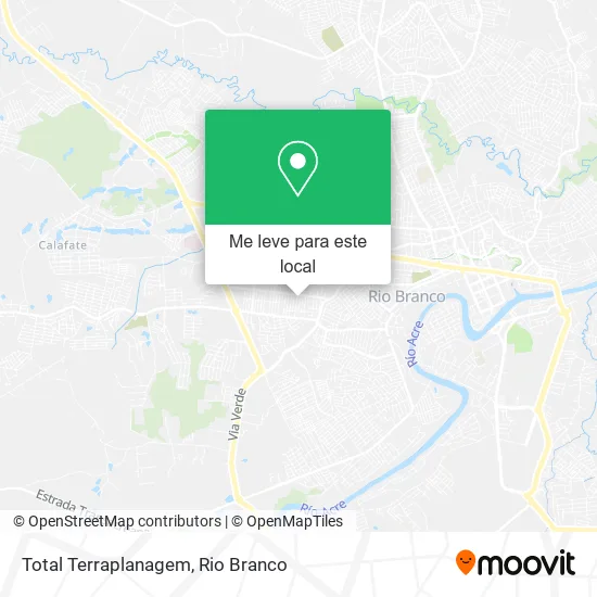 Total Terraplanagem mapa
