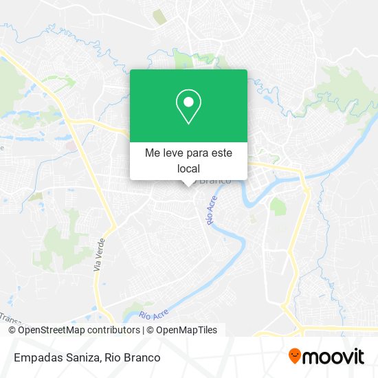 Empadas Saniza mapa