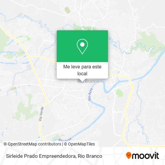 Sirleide Prado Empreendedora mapa