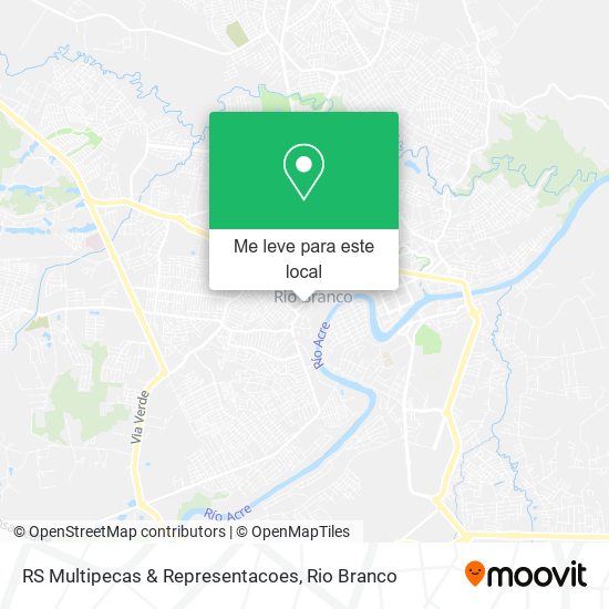 RS Multipecas & Representacoes mapa