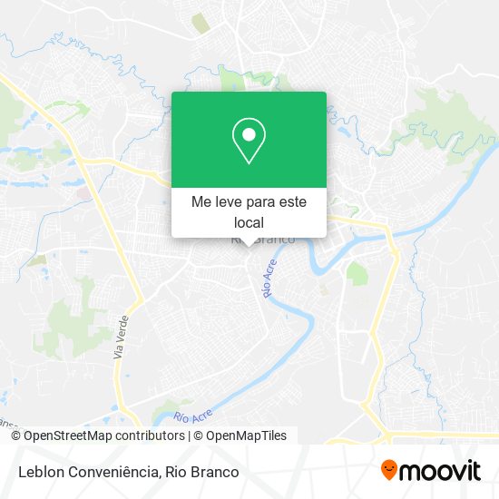Leblon Conveniência mapa
