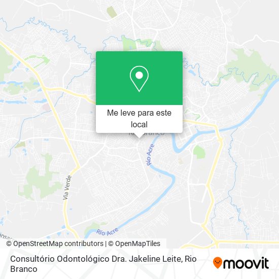 Consultório Odontológico Dra. Jakeline Leite mapa