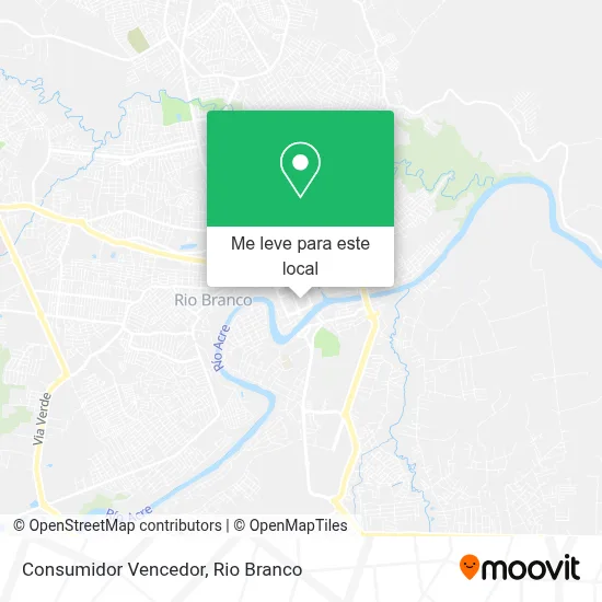 Consumidor Vencedor mapa