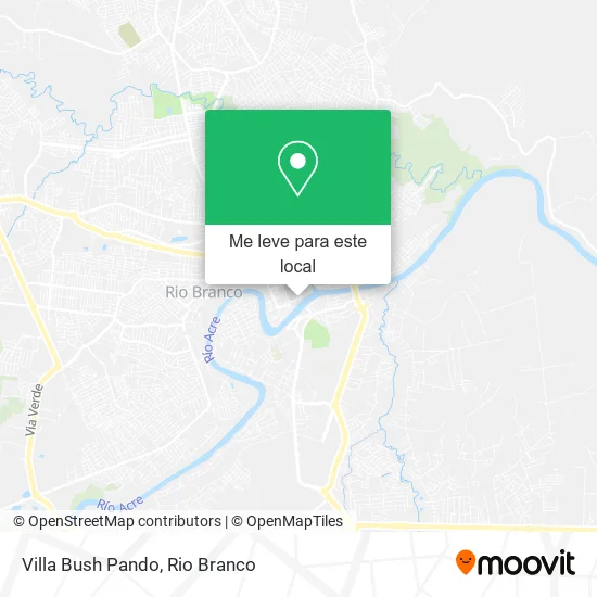 Villa Bush Pando mapa