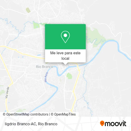 Iigdrio Branco-AC mapa