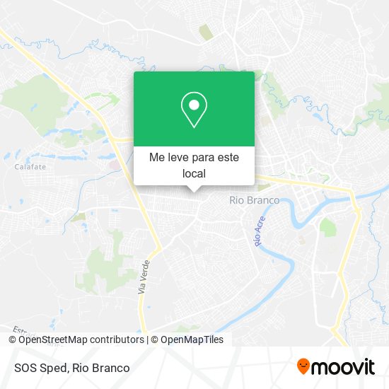 SOS Sped mapa