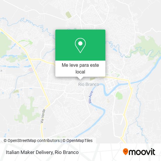 Italian Maker Delivery mapa