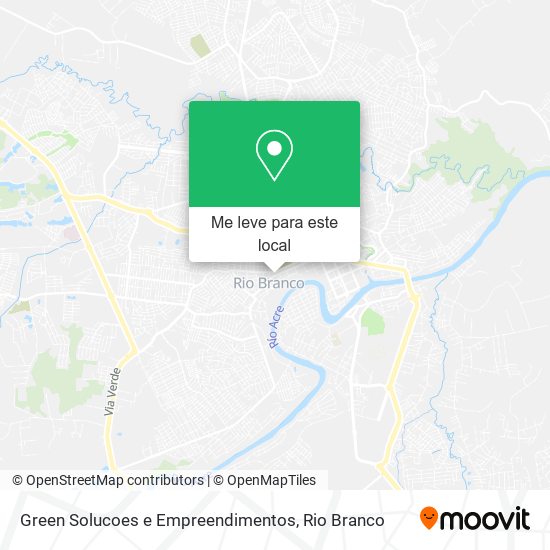 Green Solucoes e Empreendimentos mapa