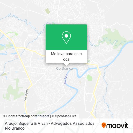 Araujo, Siqueira & Vivan - Advogados Associados mapa