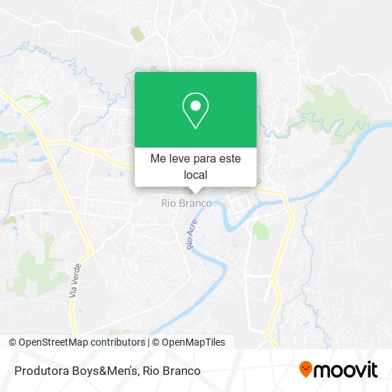 Produtora Boys&Men's mapa