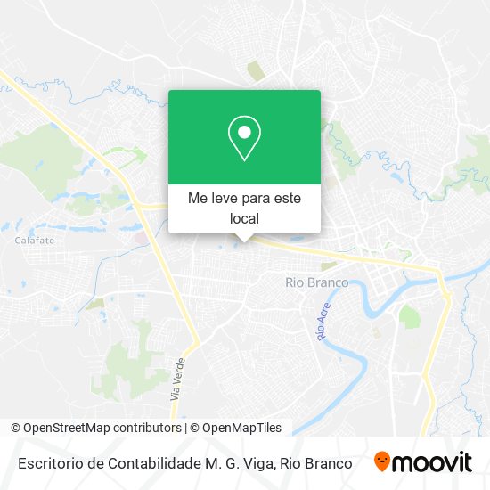 Escritorio de Contabilidade M. G. Viga mapa