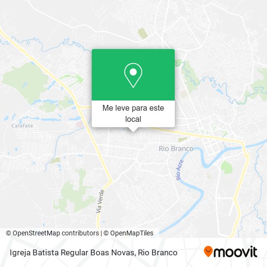 Igreja Batista Regular Boas Novas mapa