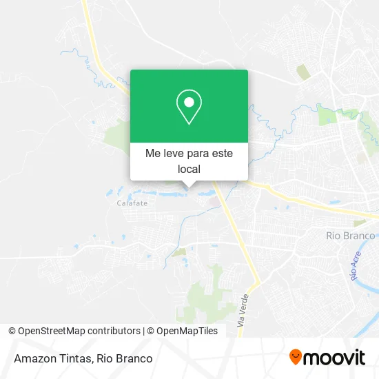 Amazon Tintas mapa