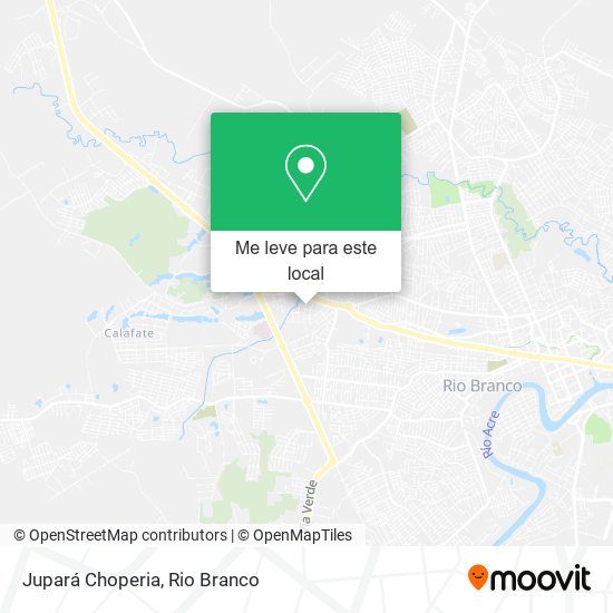 Jupará Choperia mapa