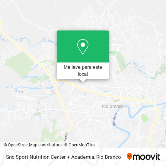 Snc Sport Nutrition Center + Academia mapa