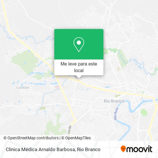 Clínica Médica Arnaldo Barbosa mapa