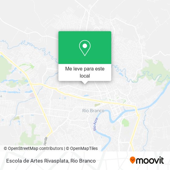 Escola de Artes Rivasplata mapa