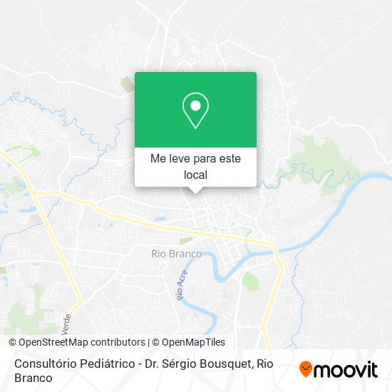 Consultório Pediátrico - Dr. Sérgio Bousquet mapa