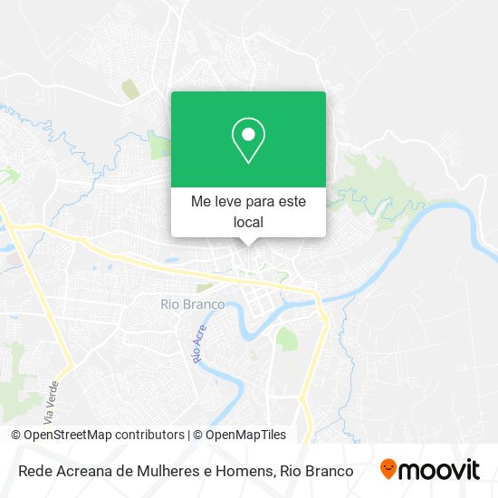 Rede Acreana de Mulheres e Homens mapa