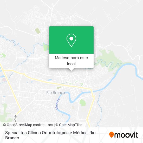 Specialites Clínica Odontológica e Médica mapa