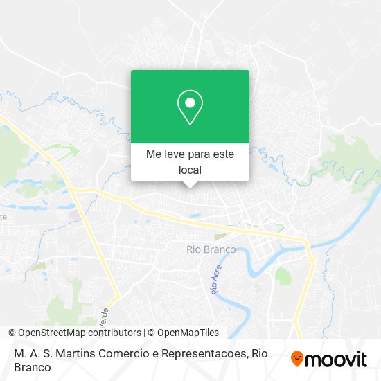 M. A. S. Martins Comercio e Representacoes mapa