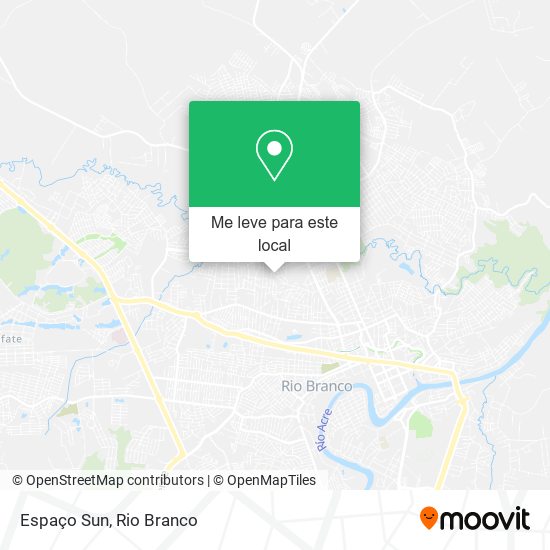 Espaço Sun mapa