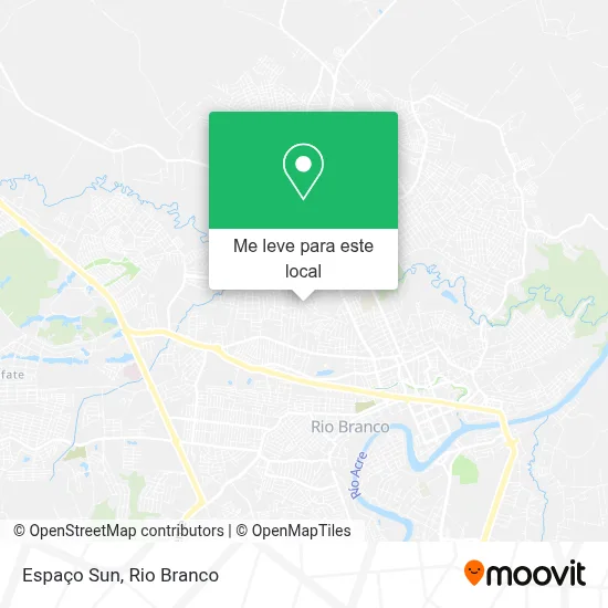 Espaço Sun mapa