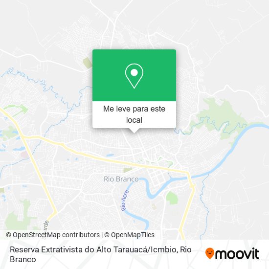 Reserva Extrativista do Alto Tarauacá / Icmbio mapa