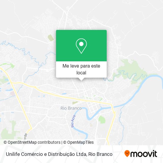 Unilife Comércio e Distribuição Ltda mapa