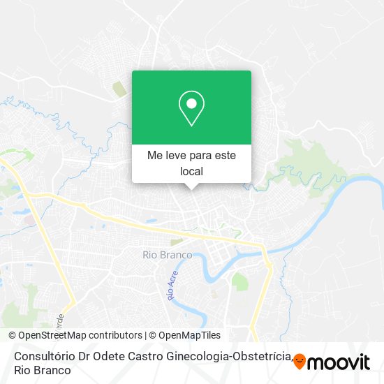 Consultório Dr Odete Castro Ginecologia-Obstetrícia mapa