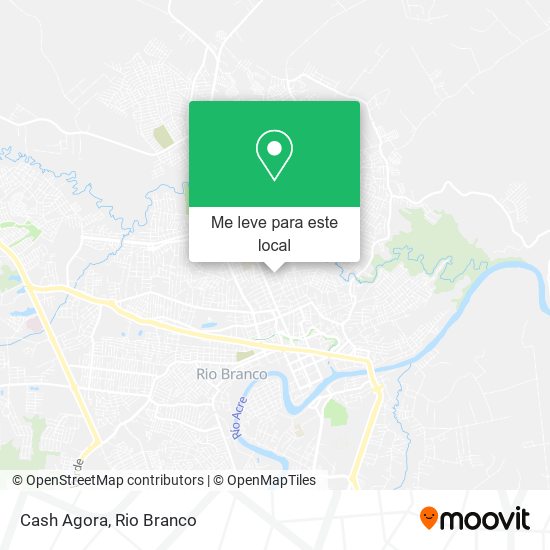 Cash Agora mapa