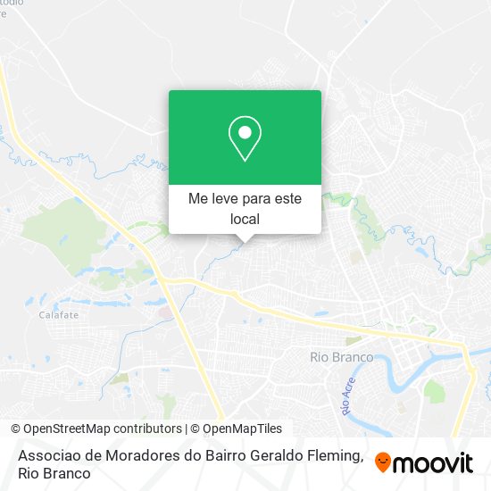 Associao de Moradores do Bairro Geraldo Fleming mapa