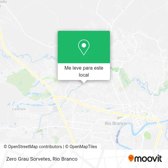 Zero Grau Sorvetes mapa