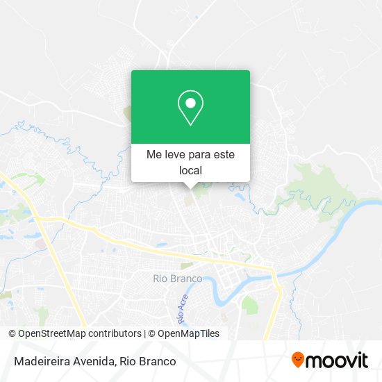 Madeireira Avenida mapa