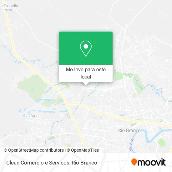 Clean Comercio e Servicos mapa