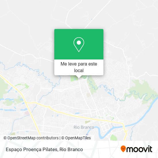 Espaço Proença Pilates mapa