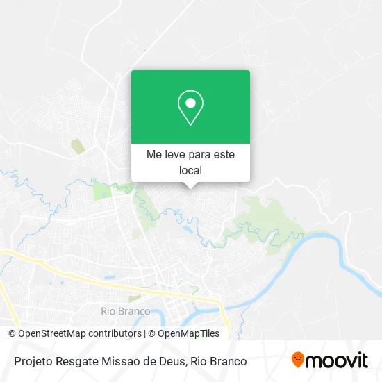 Projeto Resgate Missao de Deus mapa