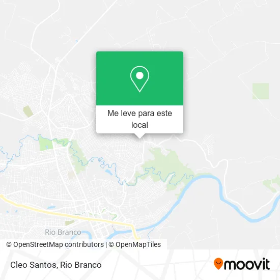 Cleo Santos mapa