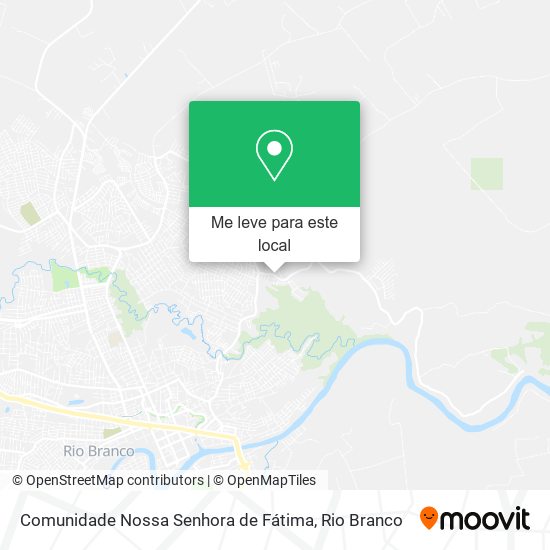 Comunidade Nossa Senhora de Fátima mapa